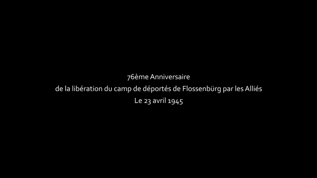 76ème anniversaire de la libération du camp de Flossenbürg